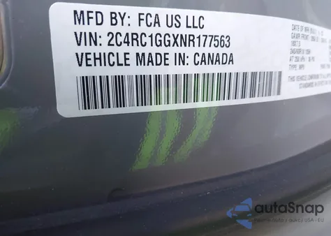 2022 Chrysler Pacifica Limited from USA, damaged, VIN 2C4RC1GGXNR177563